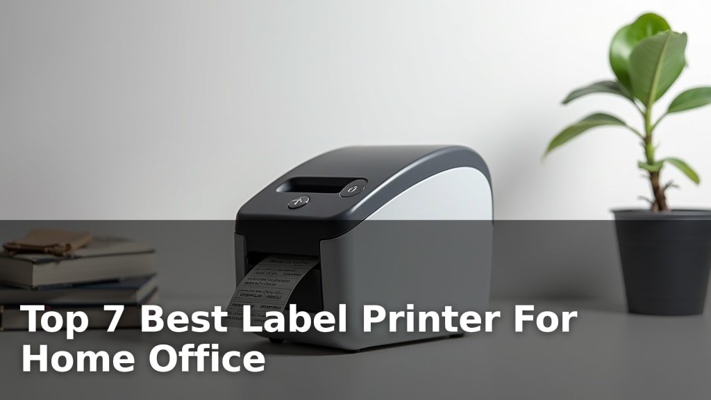 Top 7 Best Label Printer For Home Office