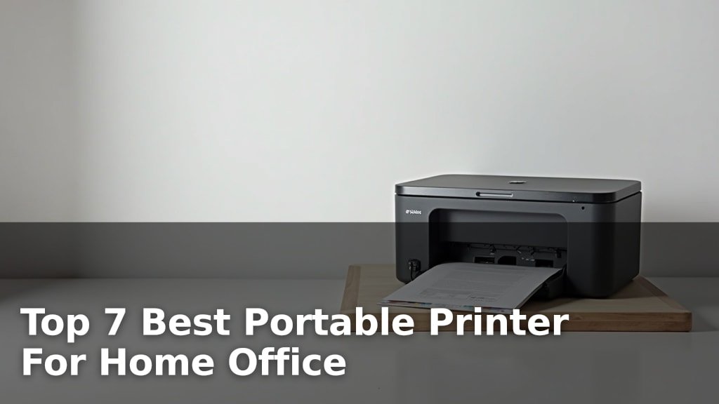Top 7 Best Portable Printer For Home Office