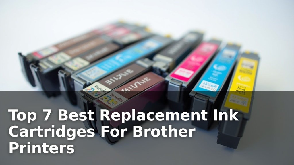 Top 7 Best Replacement Ink Cartridges For Brother Printers