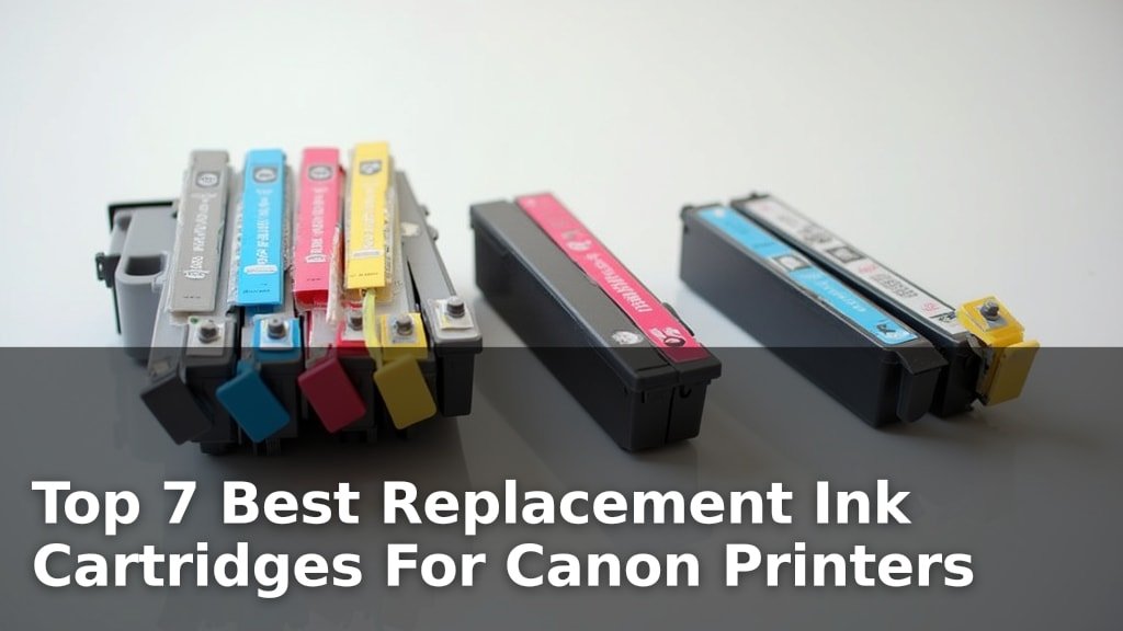 Top 7 Best Replacement Ink Cartridges For Canon Printers