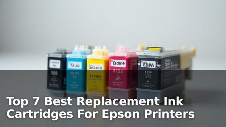 Top 7 Best Replacement Ink Cartridges For Epson Printers