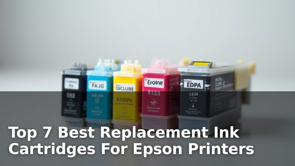 Top 7 Best Replacement Ink Cartridges For Epson Printers