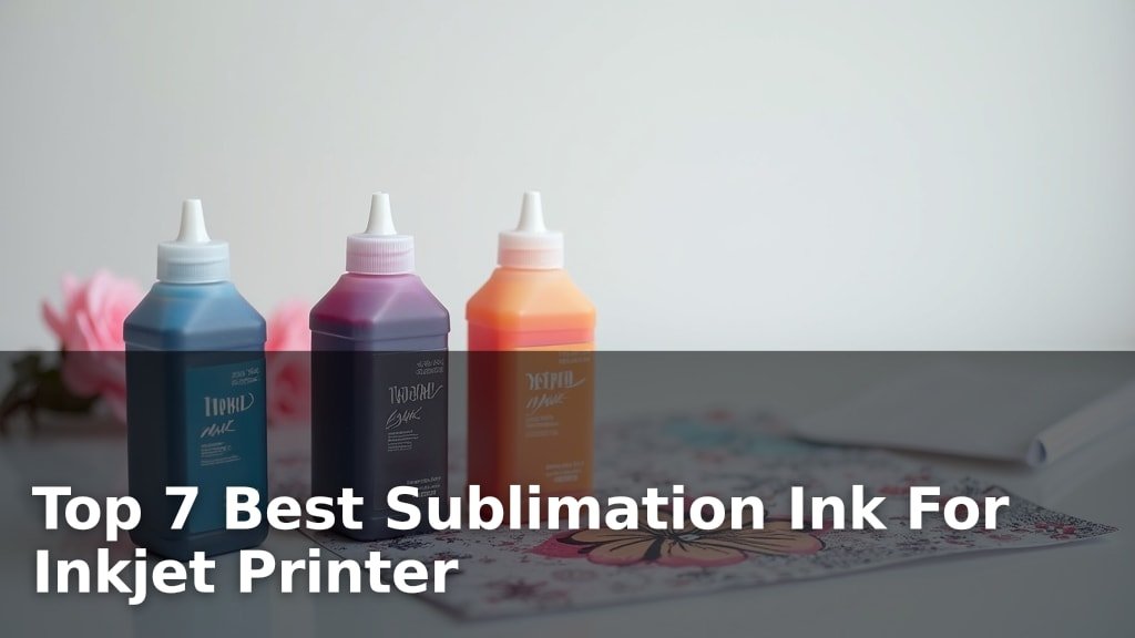 Top 7 Best Sublimation Ink For Inkjet Printer