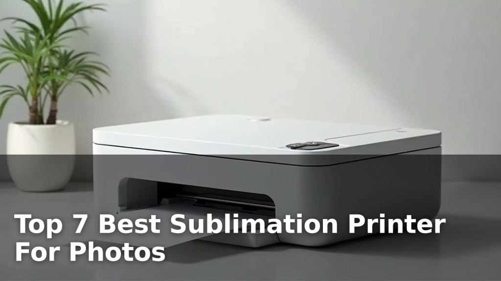 Top 7 Best Sublimation Printer For Photos