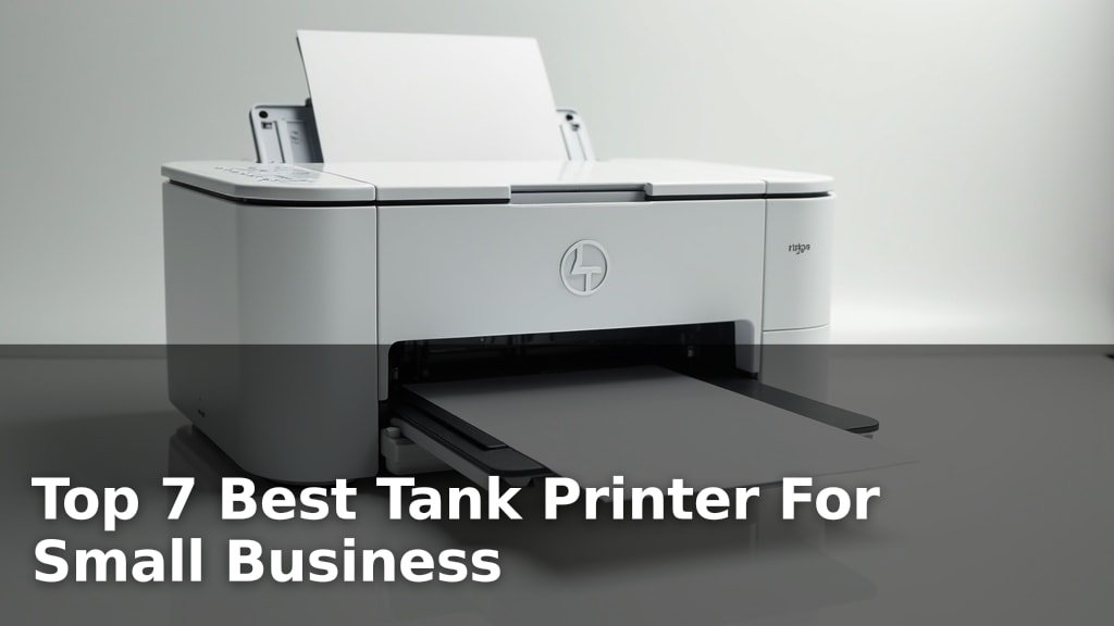 Top 7 Best Tank Printer For Small Business