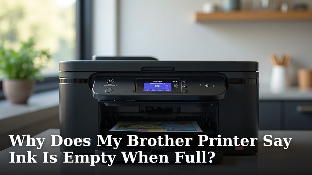 Why Does My Brother Printer Say Ink Is Empty When Full?