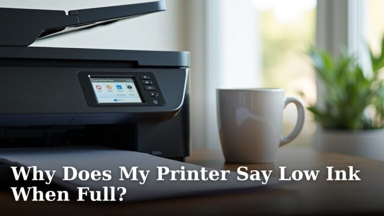 Why Does My Printer Say Low Ink When Full?