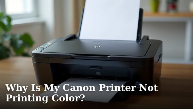 Why Is My Canon Printer Not Printing Color?