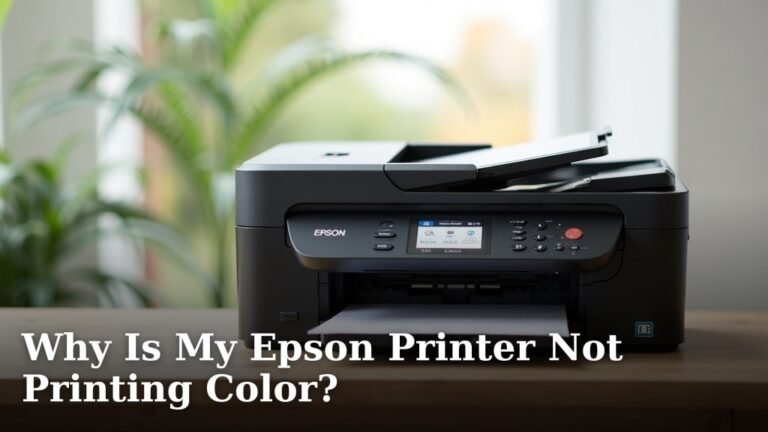 Why Is My Epson Printer Not Printing Color?