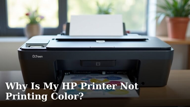Why Is My HP Printer Not Printing Color?