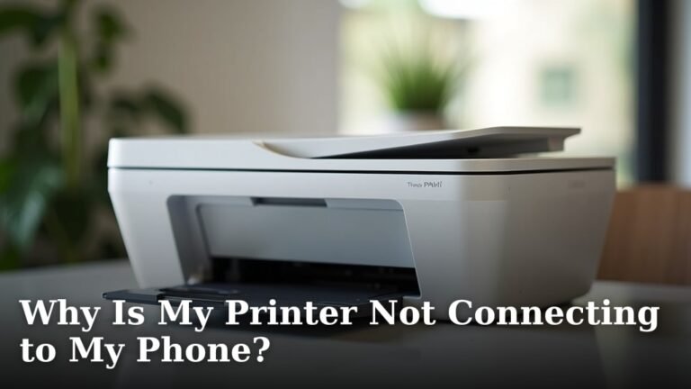 Why Is My Printer Not Connecting to My Phone?