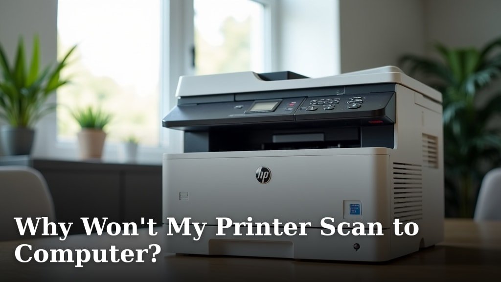 Why Won't My Printer Scan to Computer?