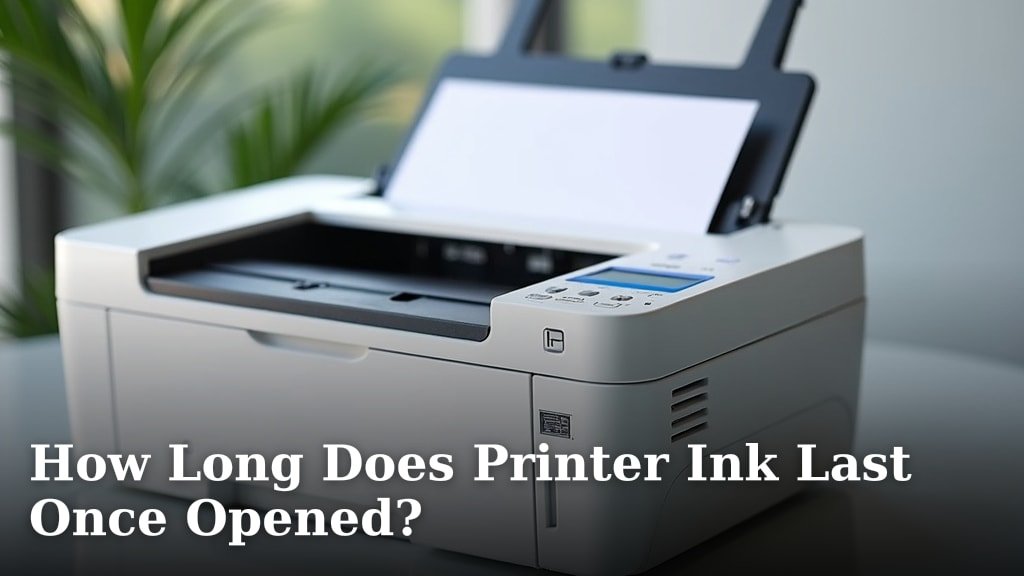 How Long Does Printer Ink Last Once Opened?