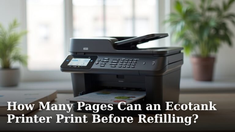 How Many Pages Can an Ecotank Printer Print Before Refilling?