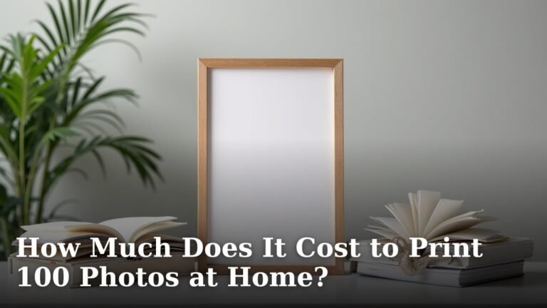 How Much Does It Cost to Print 100 Photos at Home?