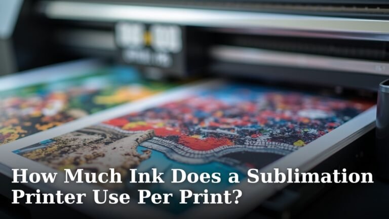 How Much Ink Does a Sublimation Printer Use Per Print?