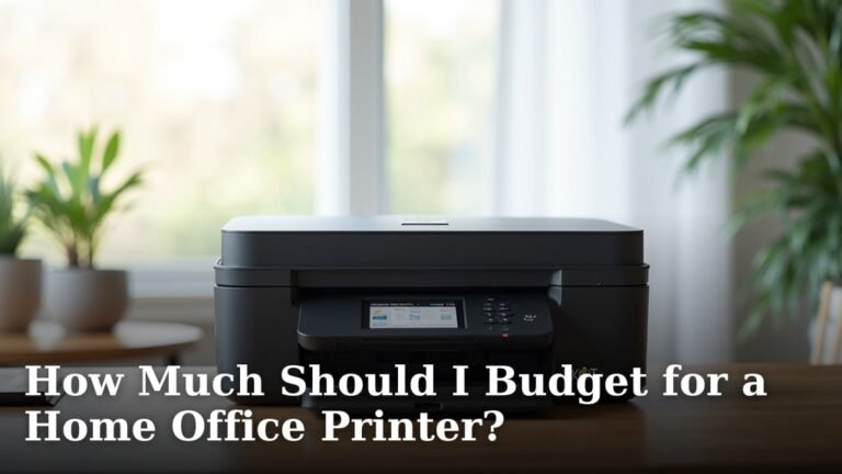 How Much Should I Budget for a Home Office Printer?