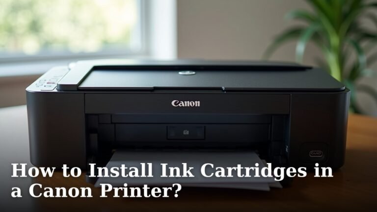 How to Install Ink Cartridges in a Canon Printer?
