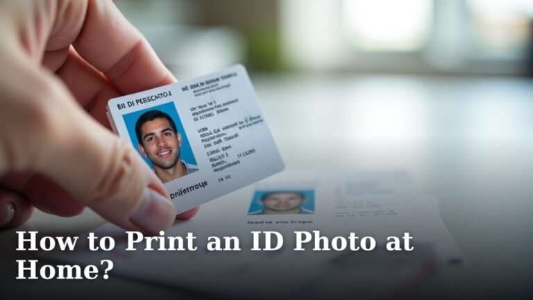 How to Print an ID Photo at Home?