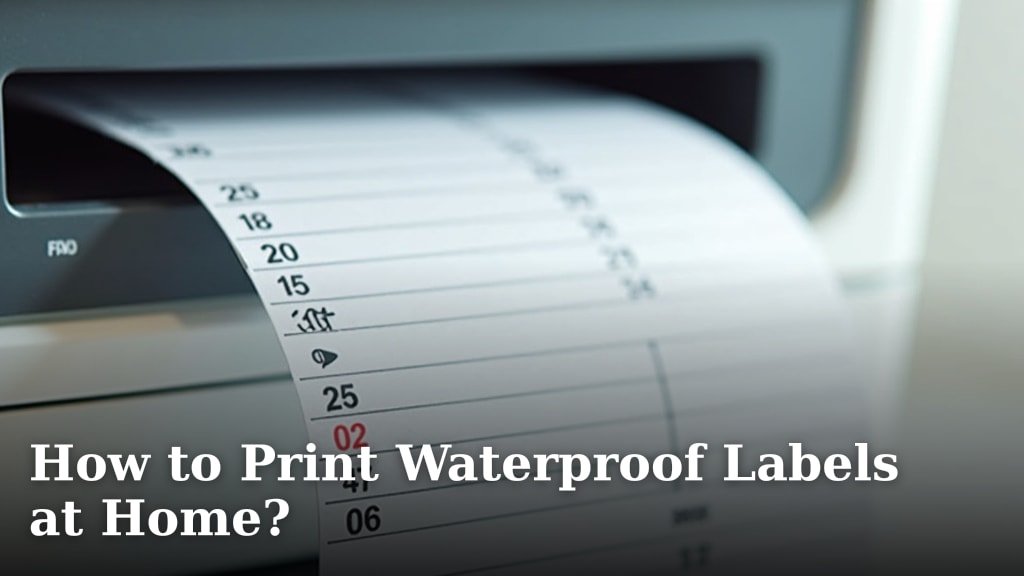 How to Print Waterproof Labels at Home?