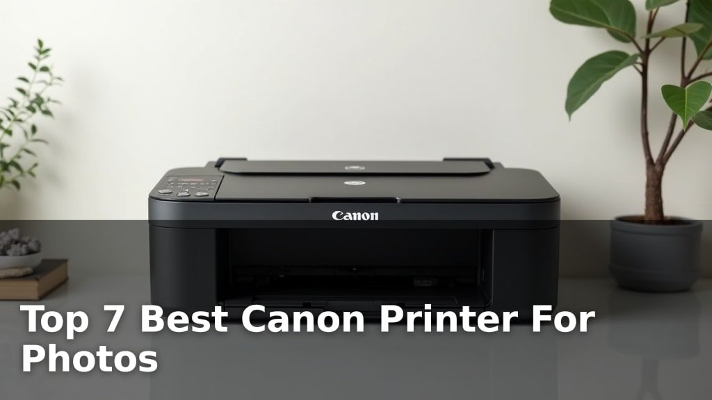 Top 7 Best Canon Printer For Photos