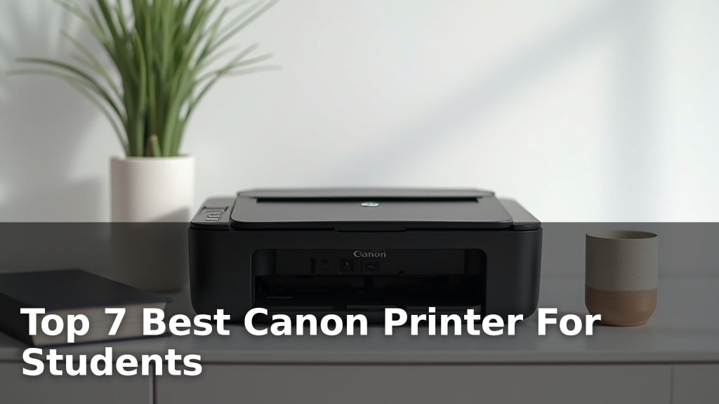 Top 7 Best Canon Printer For Students