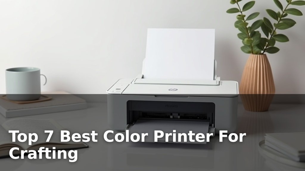 Top 7 Best Color Printer For Crafting