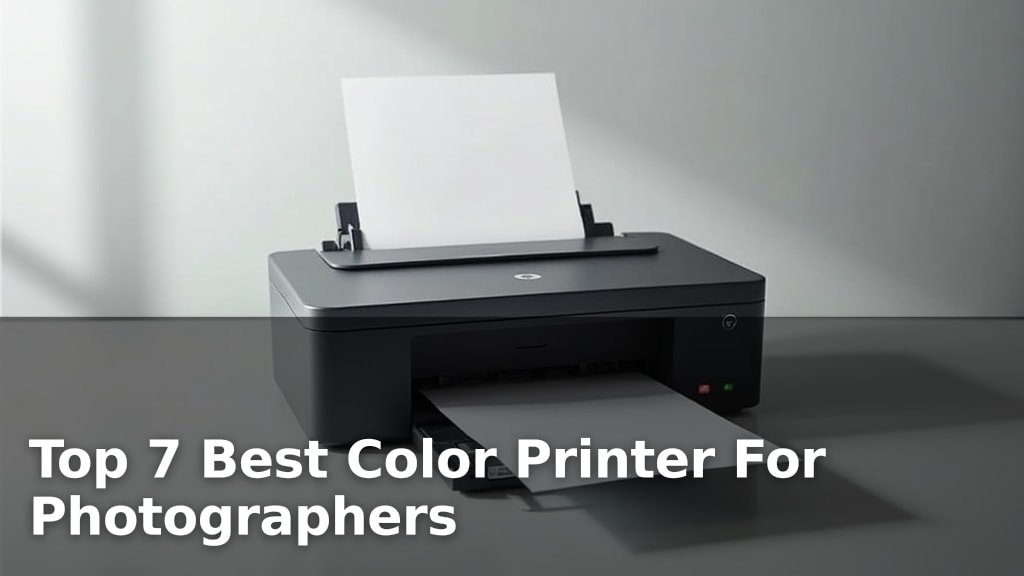 Top 7 Best Color Printer For Photographers