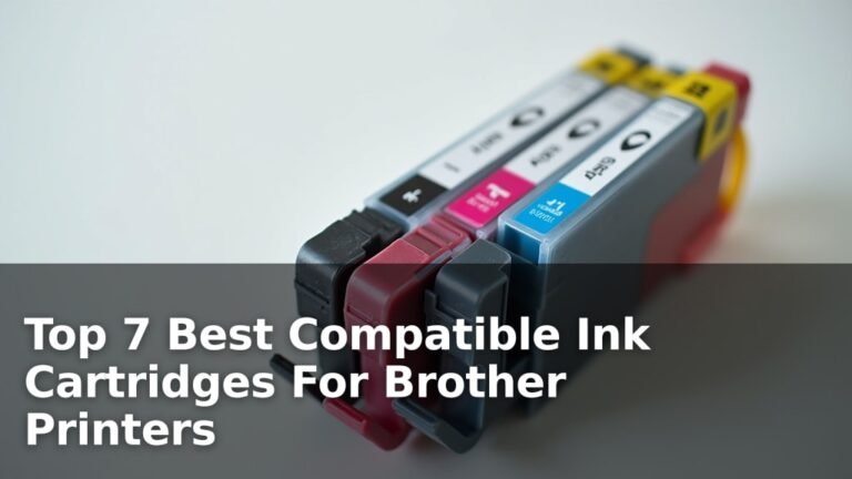 Top 7 Best Compatible Ink Cartridges For Brother Printers