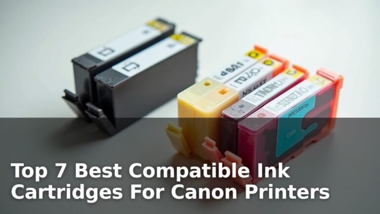 Top 7 Best Compatible Ink Cartridges For Canon Printers