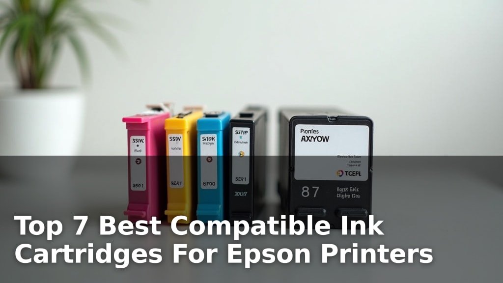 Top 7 Best Compatible Ink Cartridges For Epson Printers