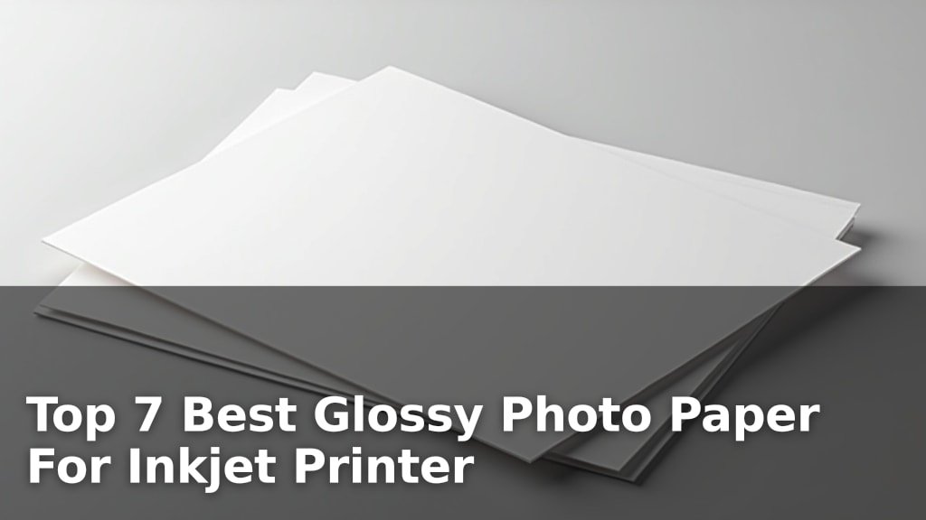 Top 7 Best Glossy Photo Paper For Inkjet Printer