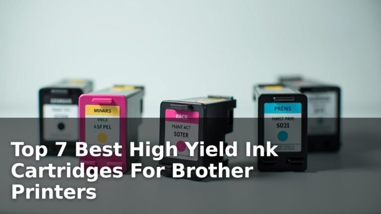 Top 7 Best High Yield Ink Cartridges For Brother Printers