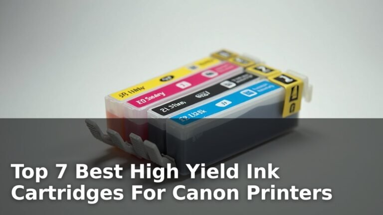 Top 7 Best High Yield Ink Cartridges For Canon Printers