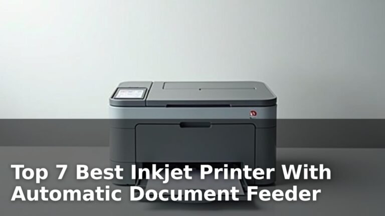 Top 7 Best Inkjet Printer With Automatic Document Feeder