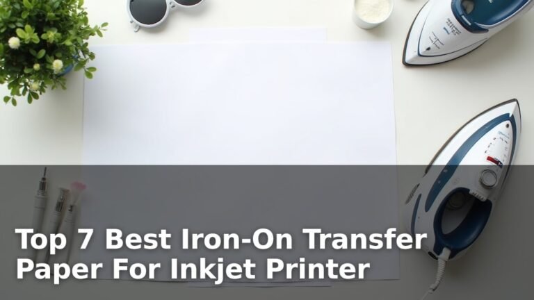 Top 7 Best Iron-On Transfer Paper For Inkjet Printer
