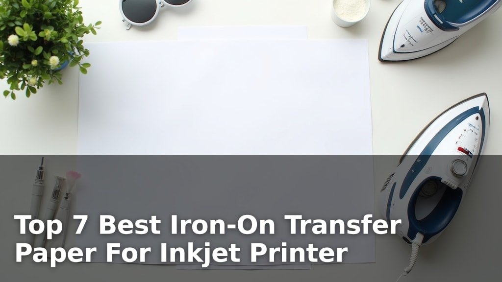 Top 7 Best Iron-On Transfer Paper For Inkjet Printer