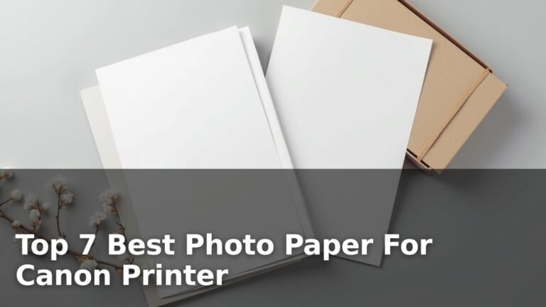 Top 7 Best Photo Paper For Canon Printer