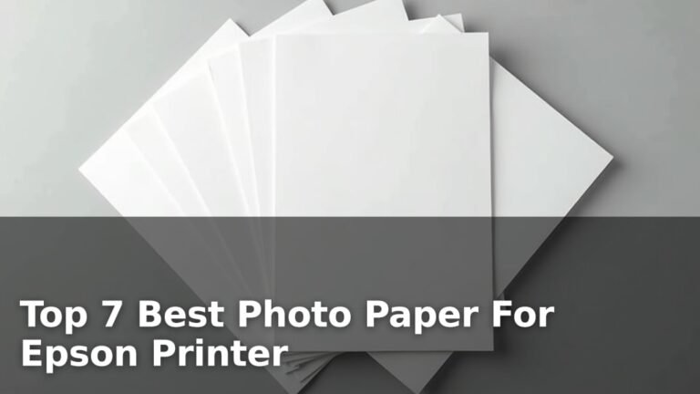 Top 7 Best Photo Paper For Epson Printer