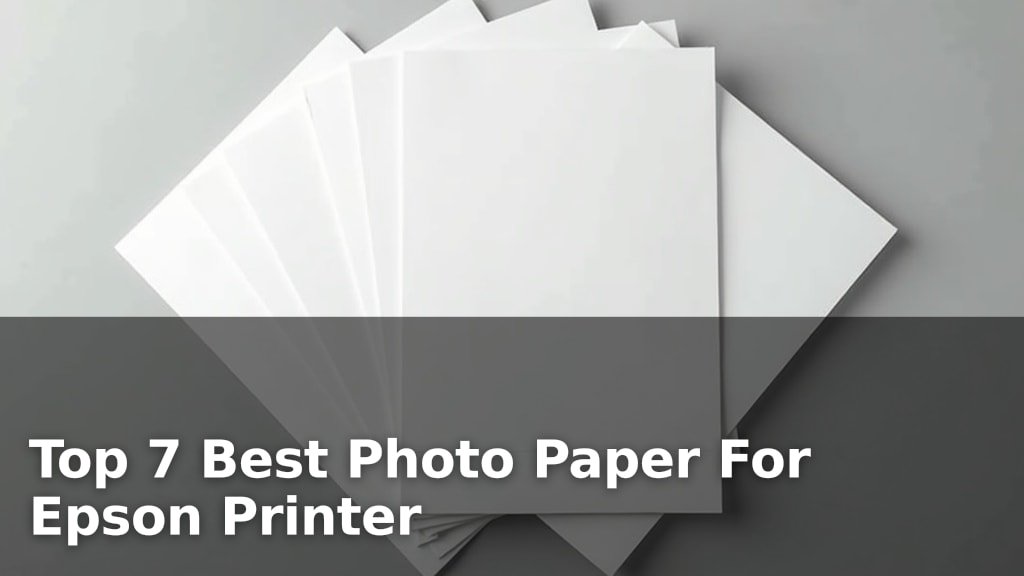 Top 7 Best Photo Paper For Epson Printer