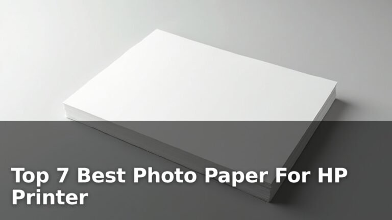 Top 7 Best Photo Paper For HP Printer