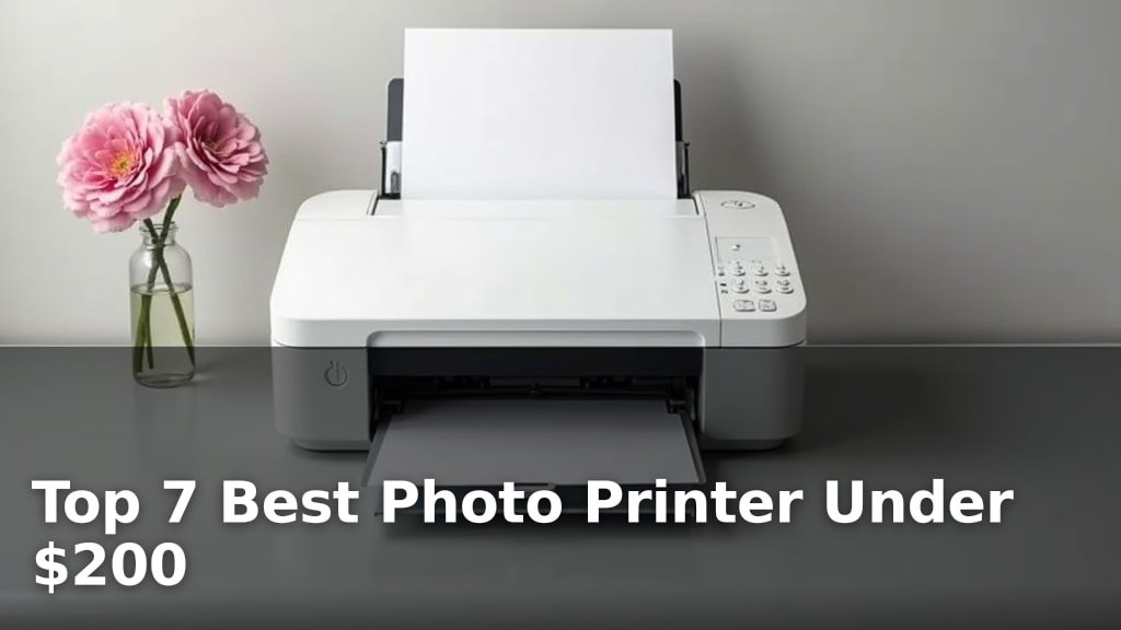 Best Photo Printer Under $200