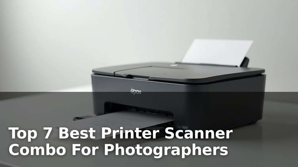 Top 7 Best Printer Scanner Combo For Photographers