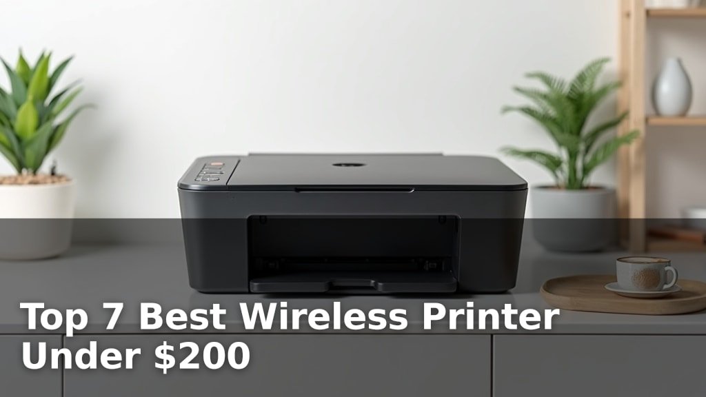Top 7 Best Wireless Printer Under $200