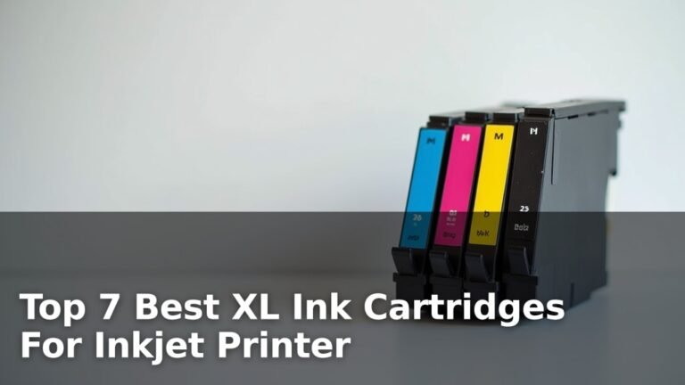 Top 7 Best XL Ink Cartridges For Inkjet Printer