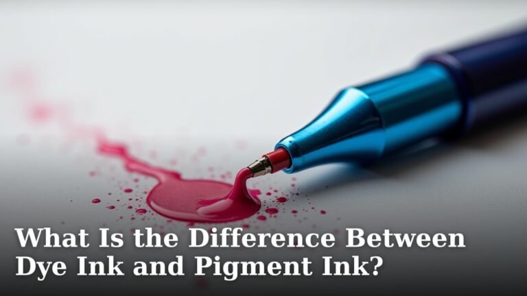 What Is the Difference Between Dye Ink and Pigment Ink?