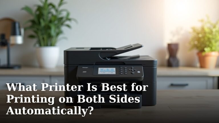 What Printer Is Best for Printing on Both Sides Automatically?