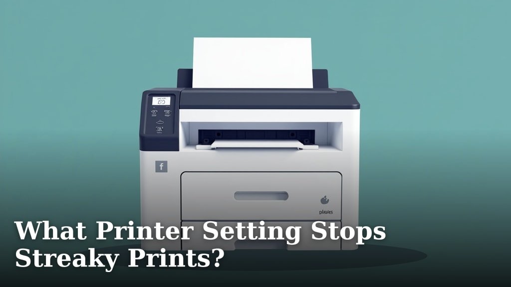 What Printer Setting Stops Streaky Prints?