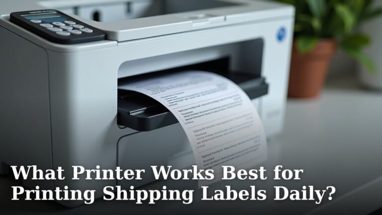 What Printer Works Best for Printing Shipping Labels Daily?