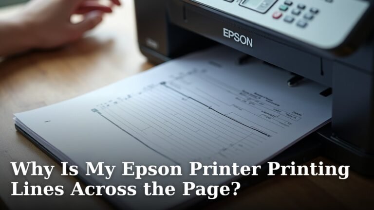 Why Is My Epson Printer Printing Lines Across the Page?